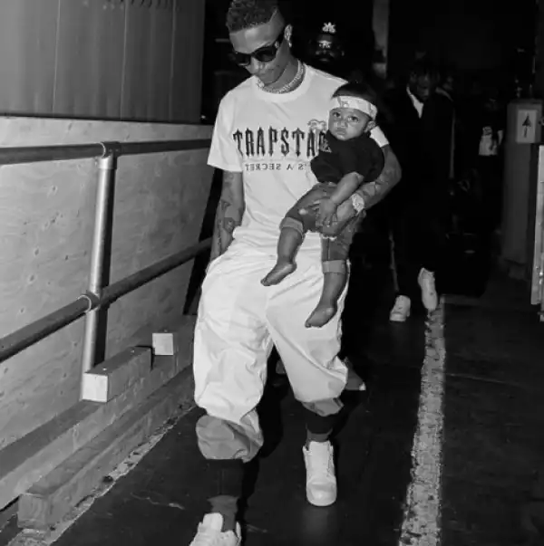 Wizkid And Son Zion At The O2 Arena In London
